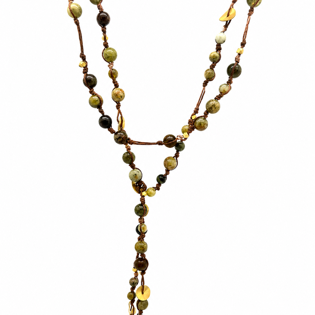 Green Garnet Lariat