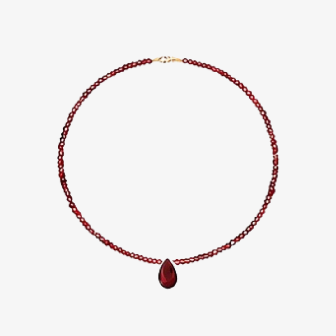 Capricorn Zodiac Birthstone Necklace