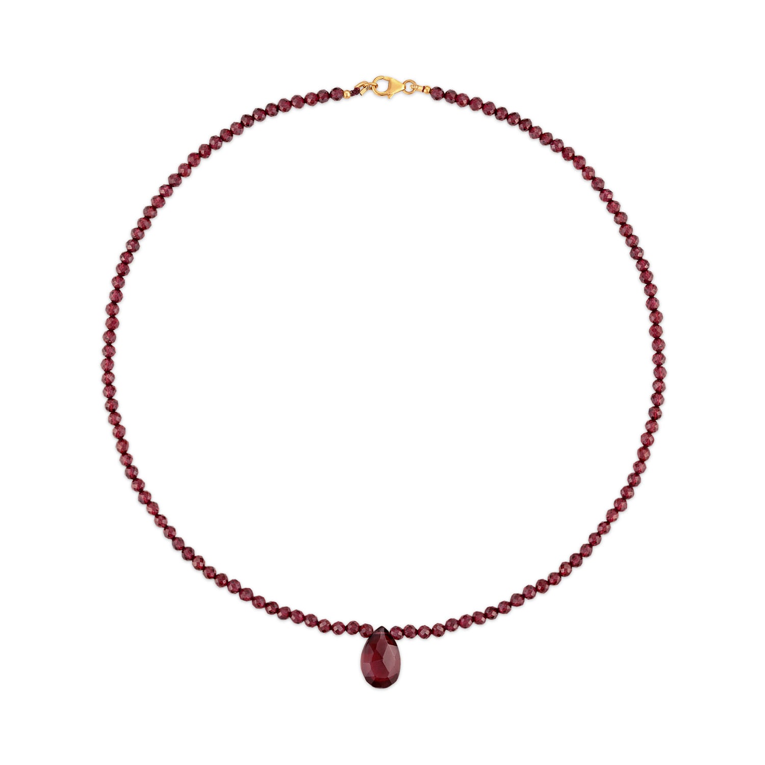Capricorn Zodiac Birthstone Necklace