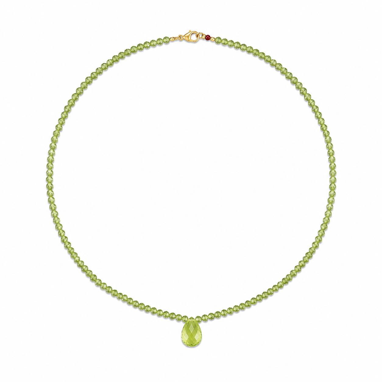 Leo Zodiac Birthstone Necklace