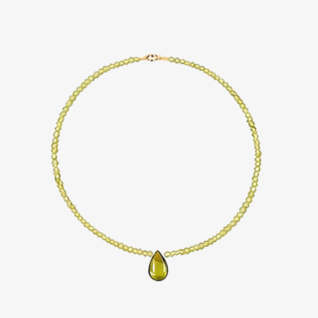 Leo Zodiac Birthstone Necklace