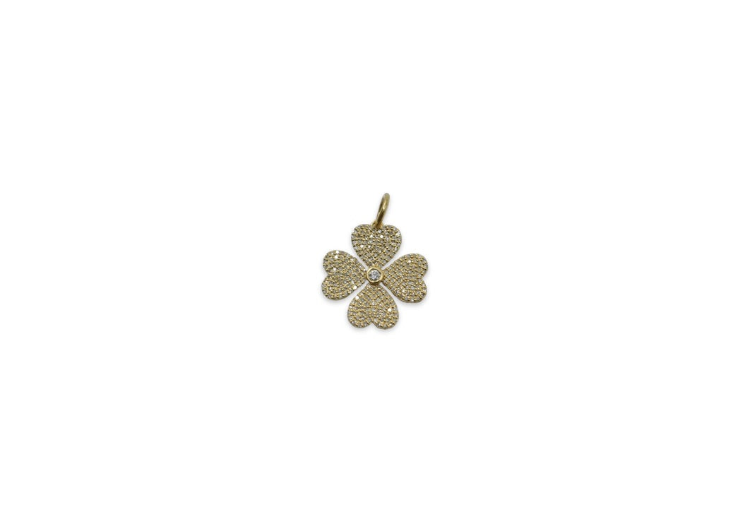 Diamond Pavé Clover
