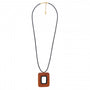 Cinnamon Rectangular necklace