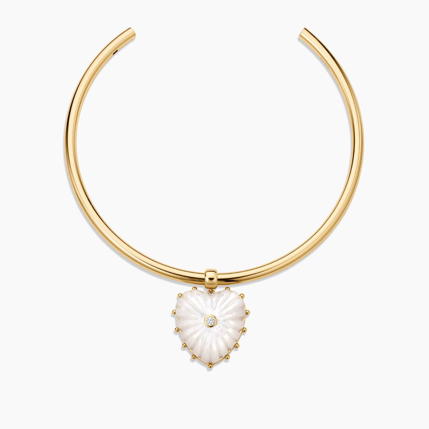 Pearl Heart Choker