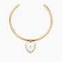 Pearl Heart Choker