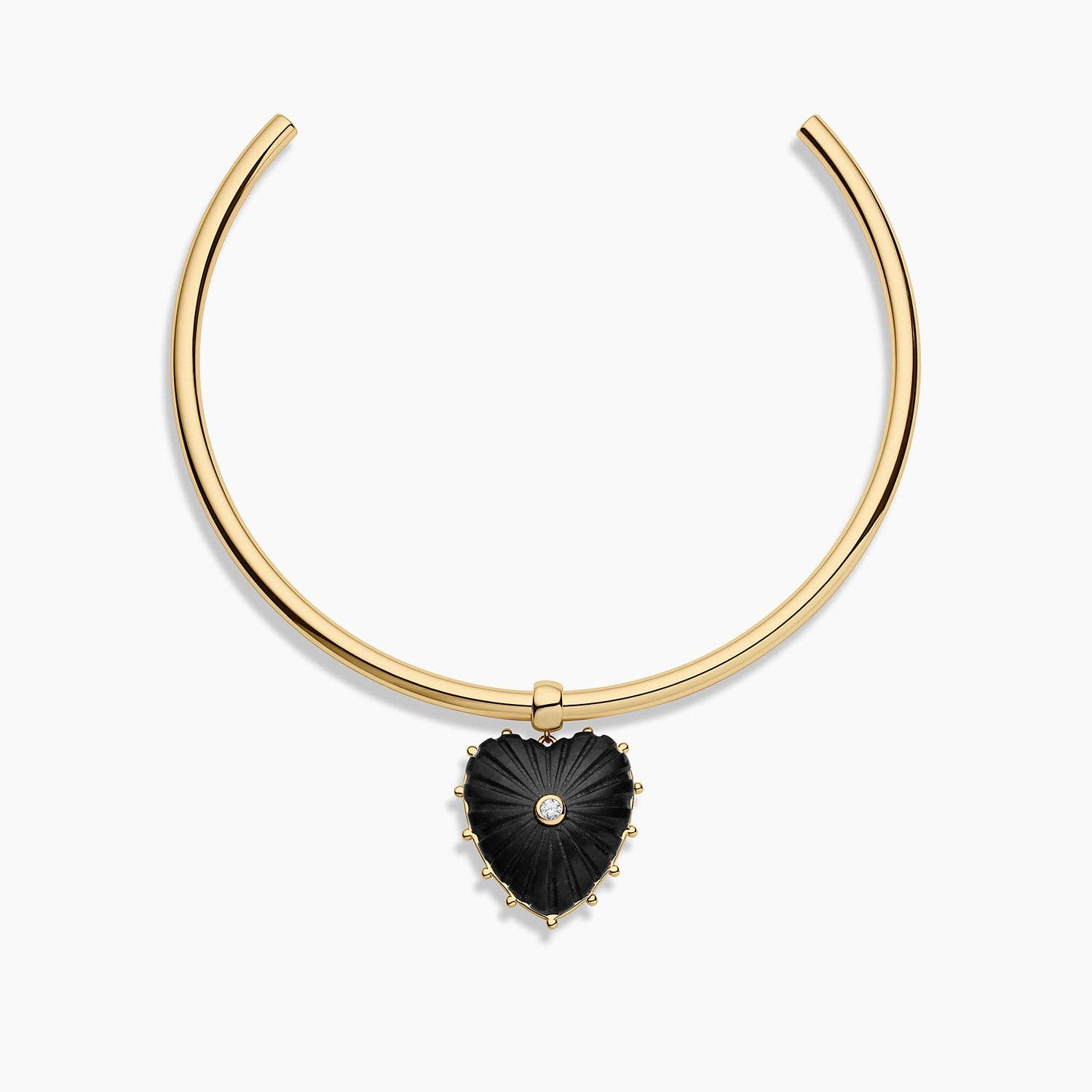 Onyx Heart Choker