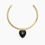 Onyx Heart Choker