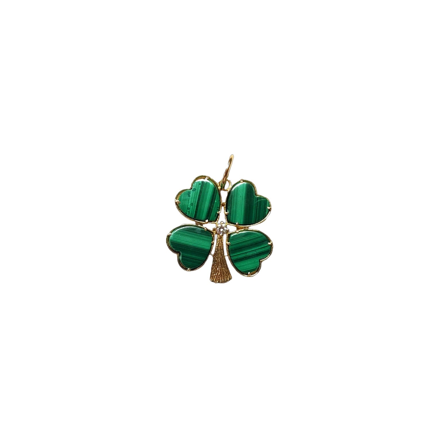 Malachite Heart Fleur