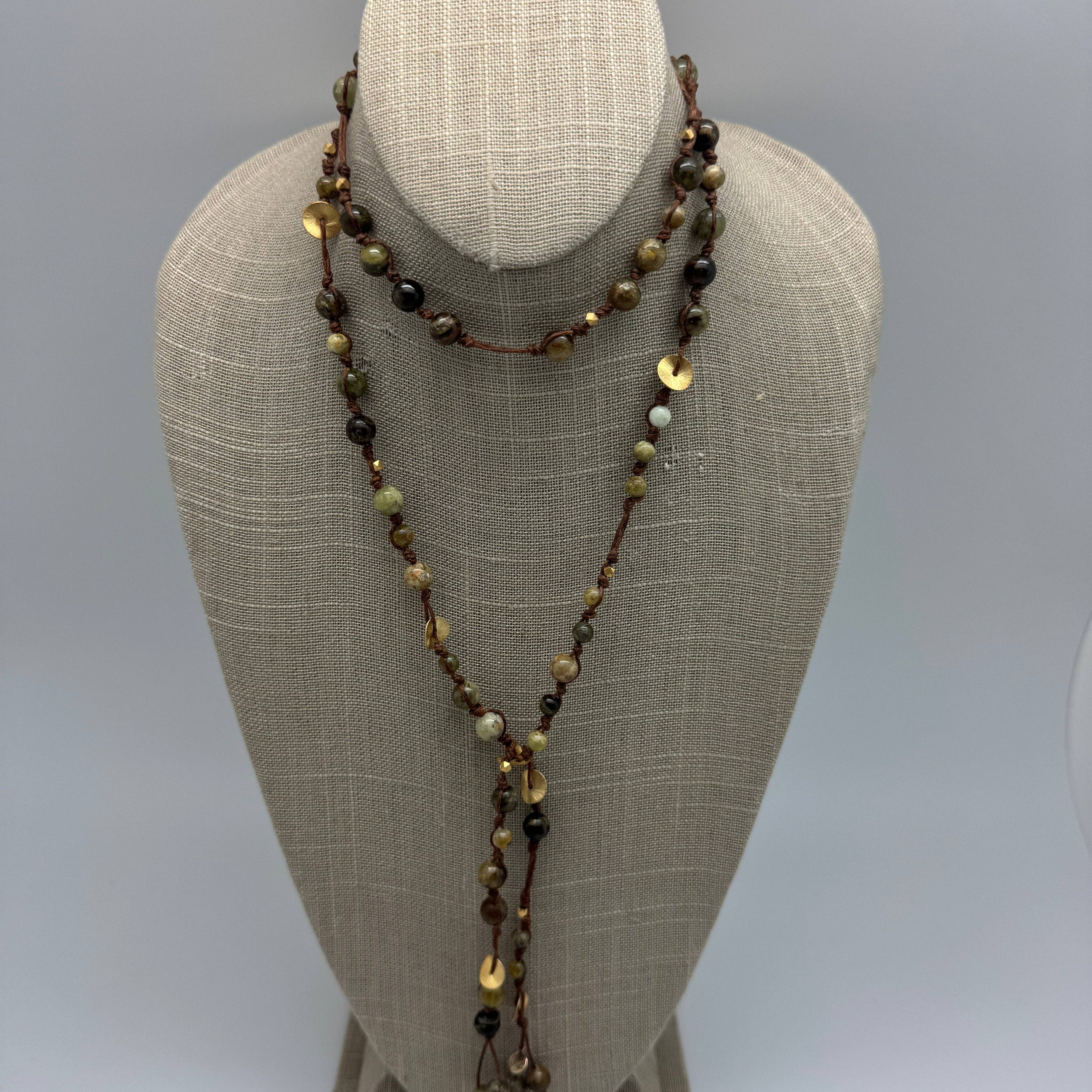 Green Garnet Lariat