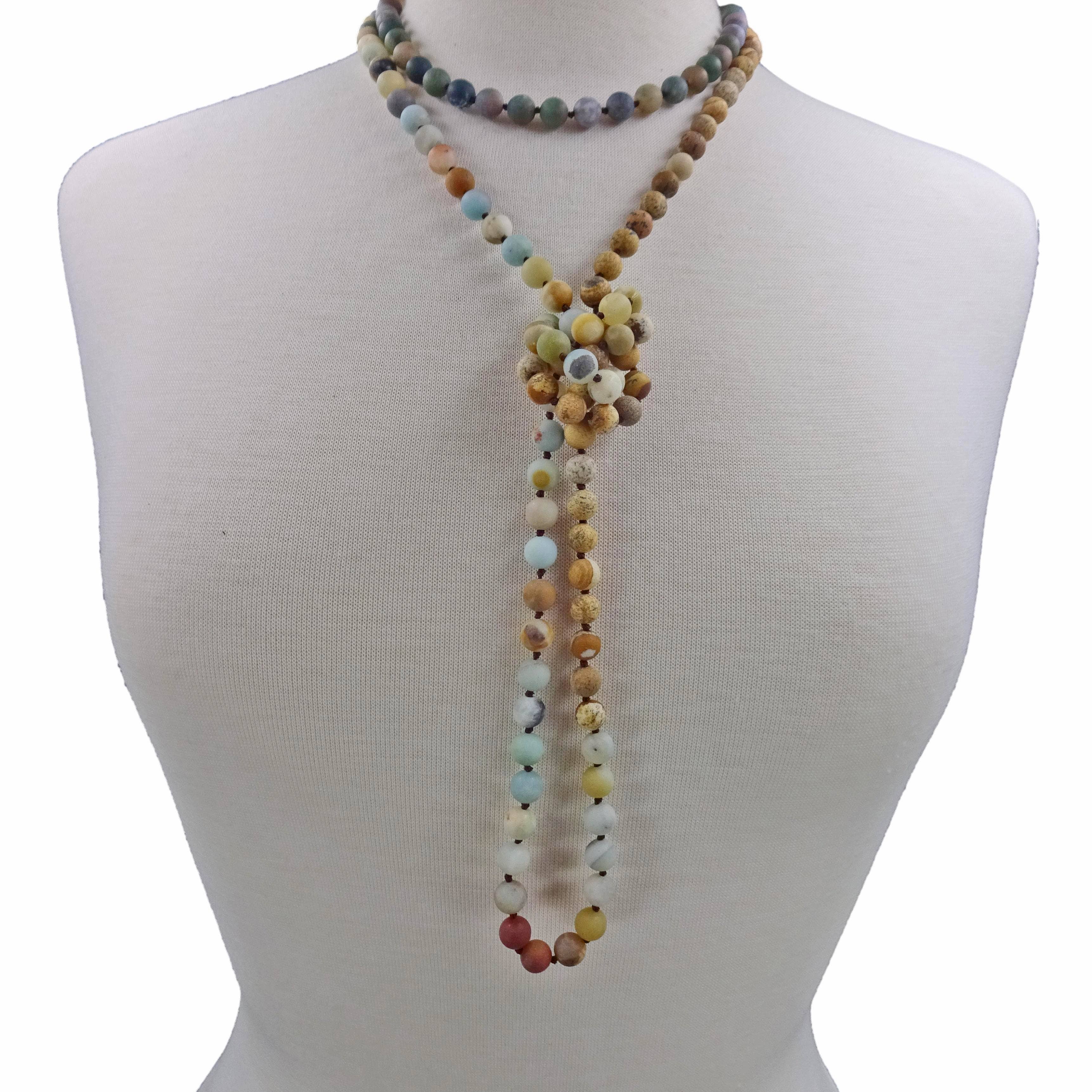 Amazonite Double Jasper Infinity