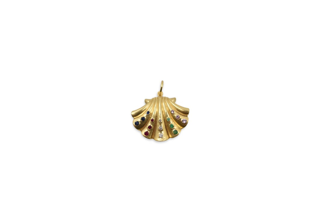 Jeweled Fluted Shell