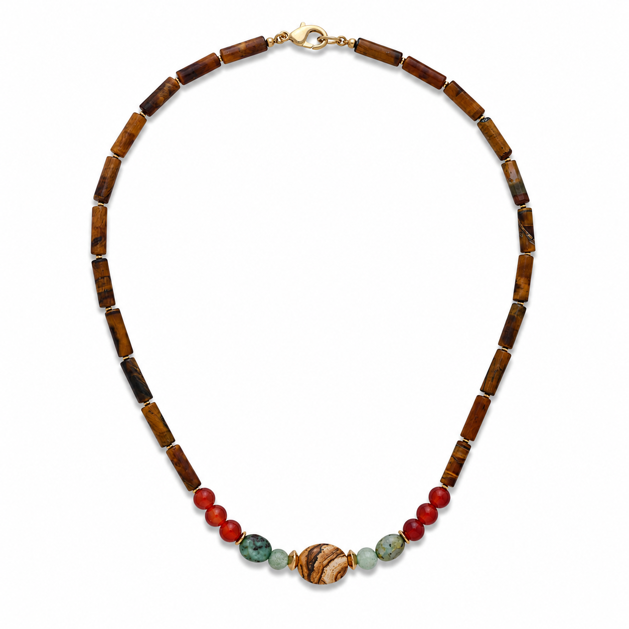 Jungle Agate Collar