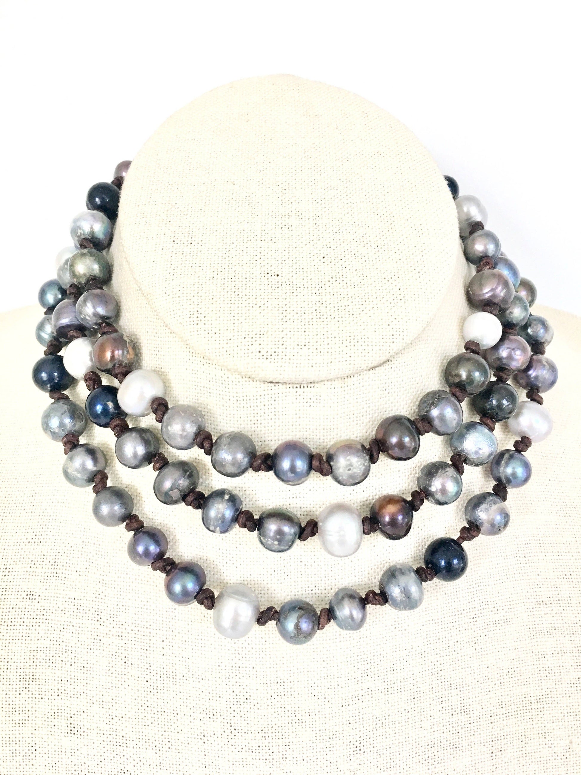 Chocolate Pearl Necklace