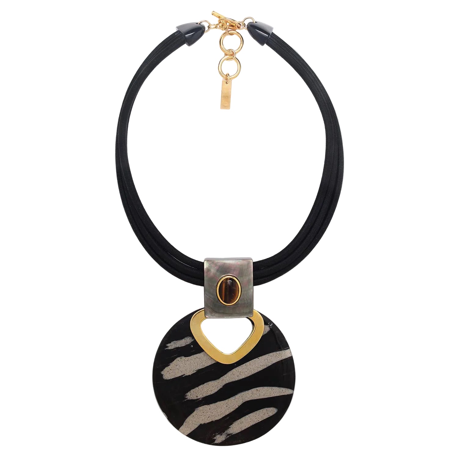 Zebra Round Bib