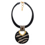 Zebra Round Bib