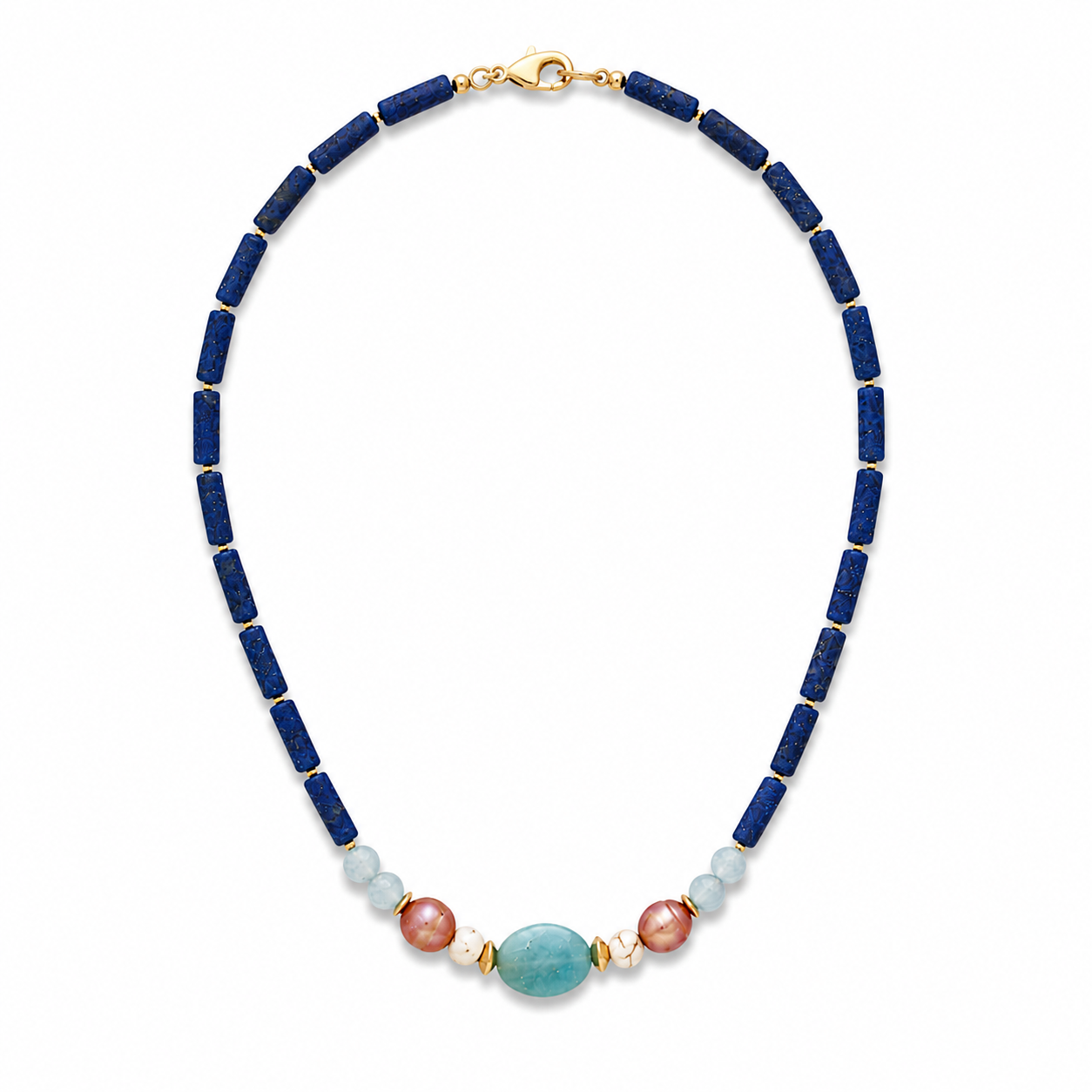 Jungle Lapis Collar