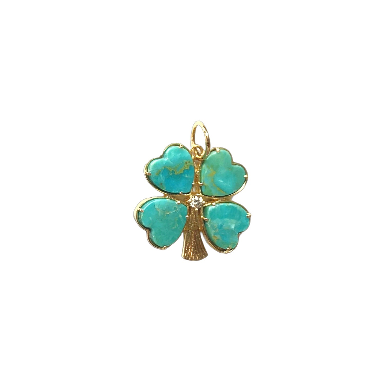 Turquoise Heart Fleur
